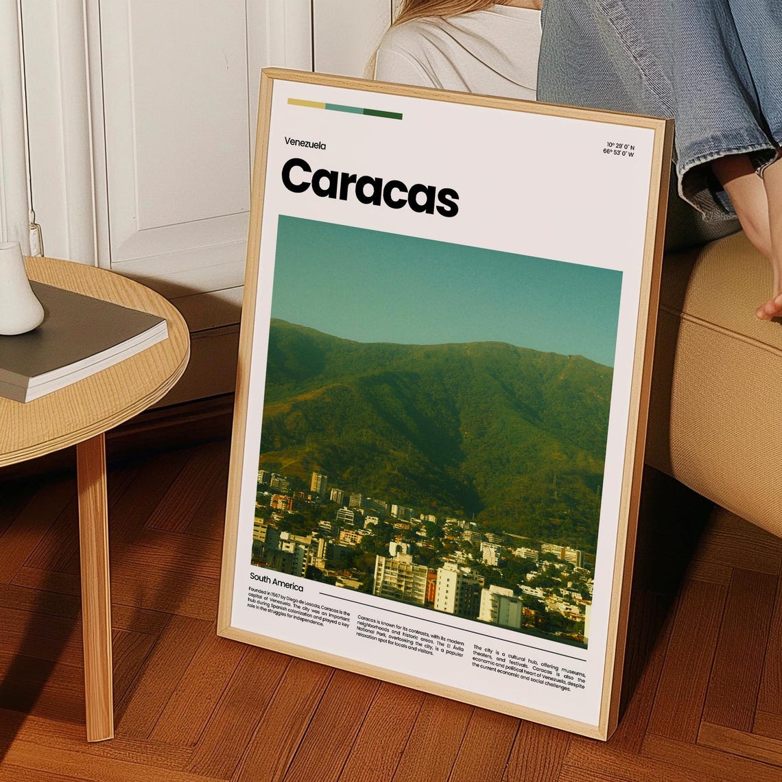 Caracas Travel Poster Caracas Poster Caracas Photo Poster Caracas Art Print South America Poster Travel Poster Print Travel Gift - Image 3