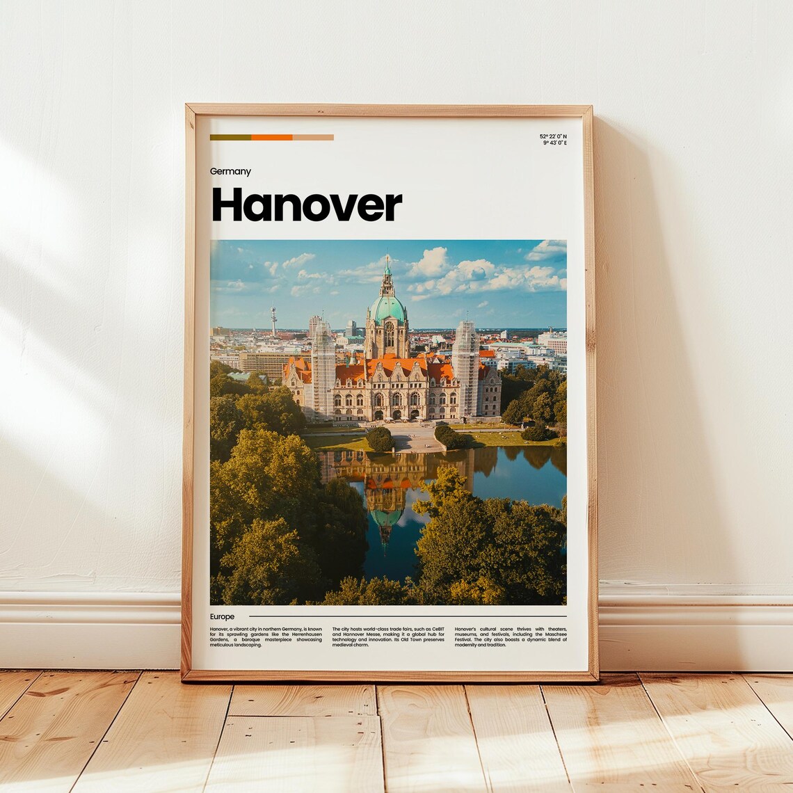 Hanover Poster Print Photo Wall Art Germany Travel Gift