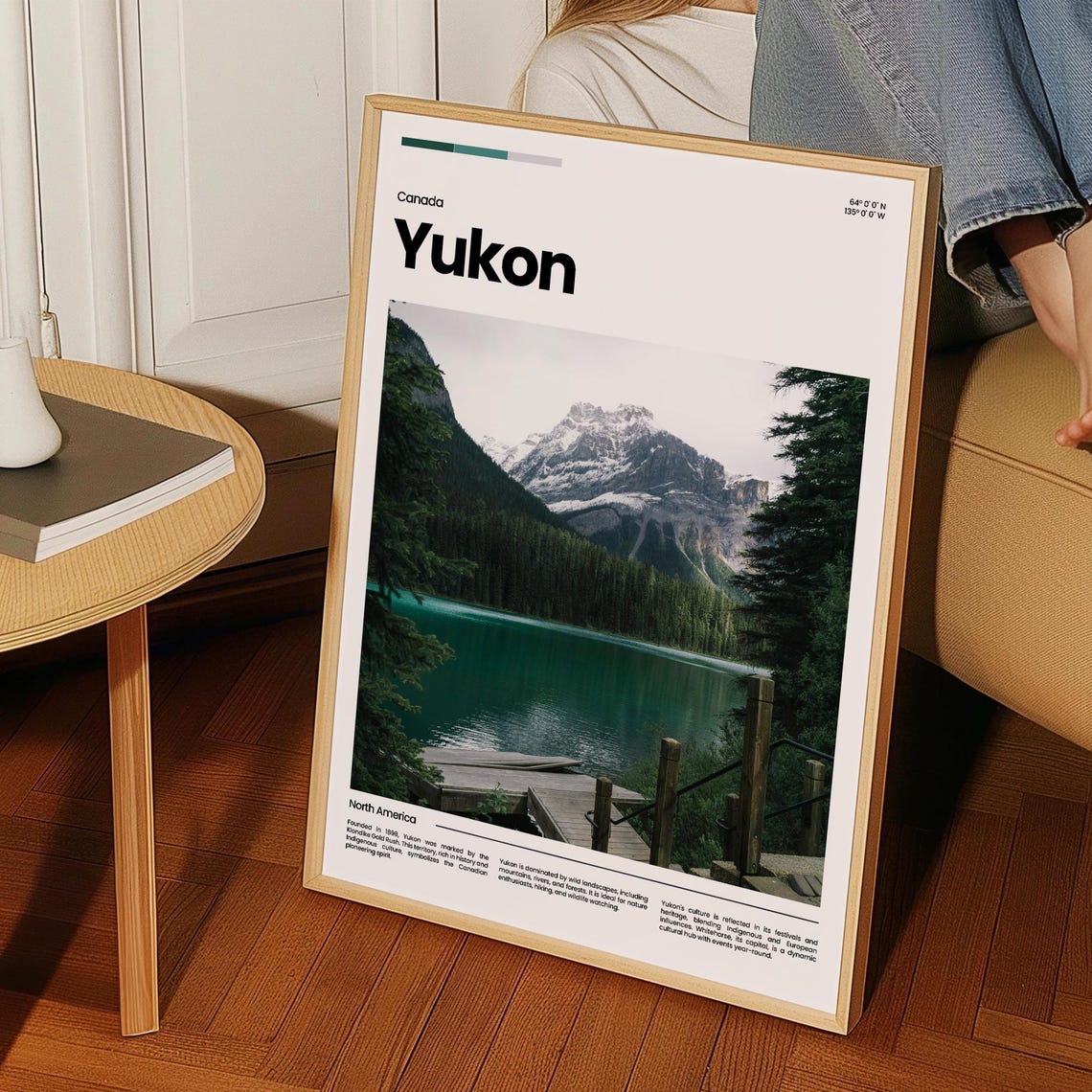 Yukon Travel Poster Yukon Poster Yukon Photo Poster Yukon Art Print Yukon Art Canada Poster Canada Travel Poster Travel Gift - Image 3