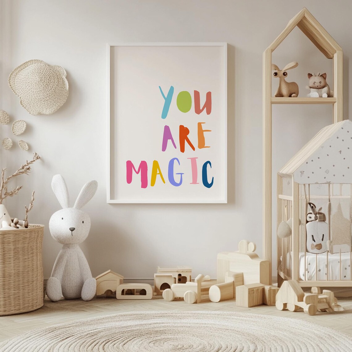 You Are Magic Kids Room Inspirational Art Print - Image 4