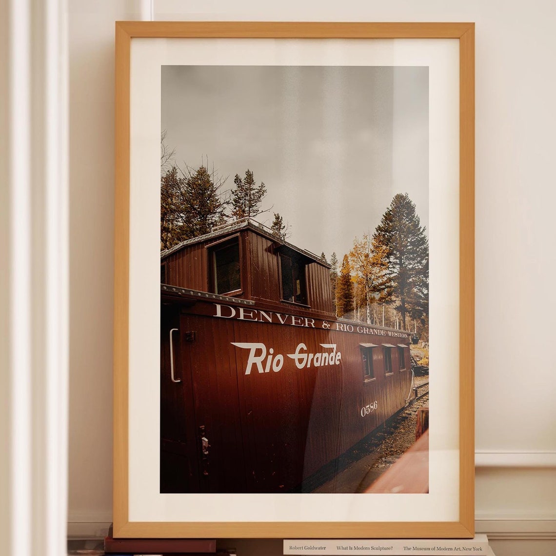 Denver and Rio Grande Western Train Caboose Railroad Photo Poster