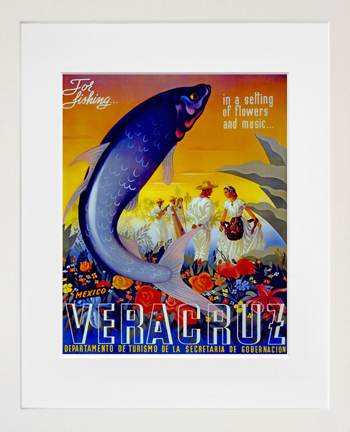 Mexico Travel Poster, Advertising Art Print - Image 2