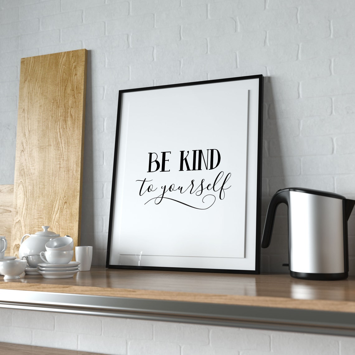 Be Kind To Yourself Gentle Self Compassion Quote Home Decor Poster - Image 2