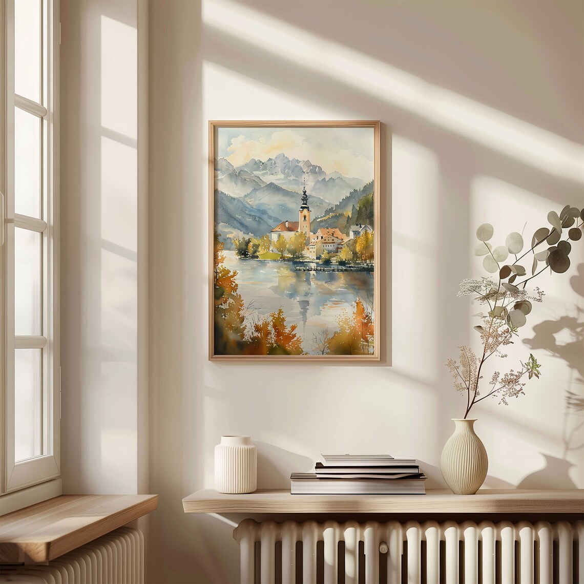 Berchtesgaden Watercolor Travel Poster, Germany Art Print - Image 4