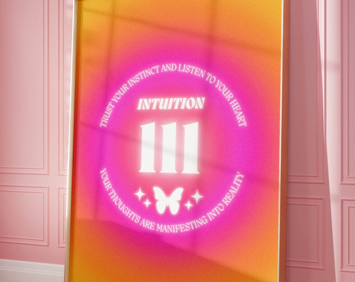 Angel Aura Poster, Preppy Y2K Room Decor
