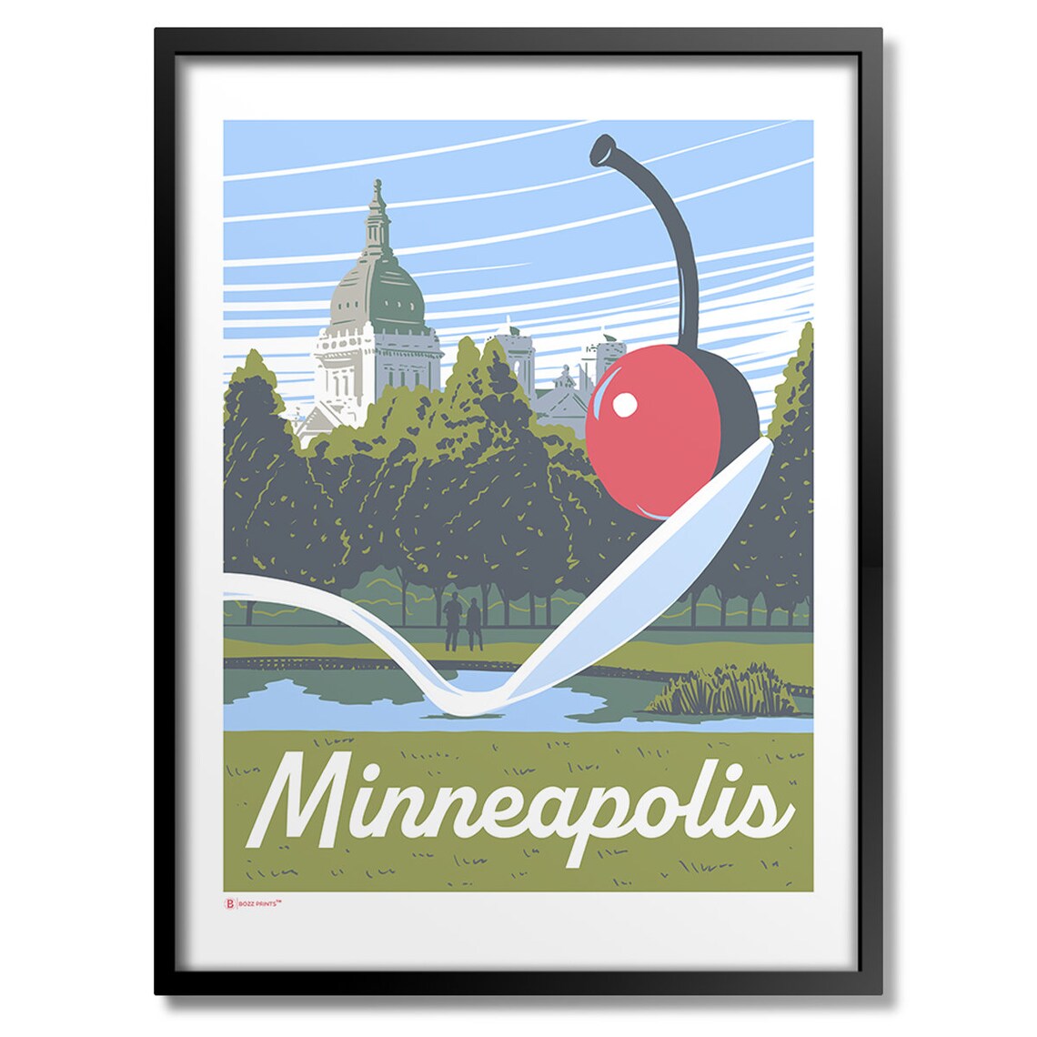 Minneapolis Sculpture Garden Spoonbridge Art Print