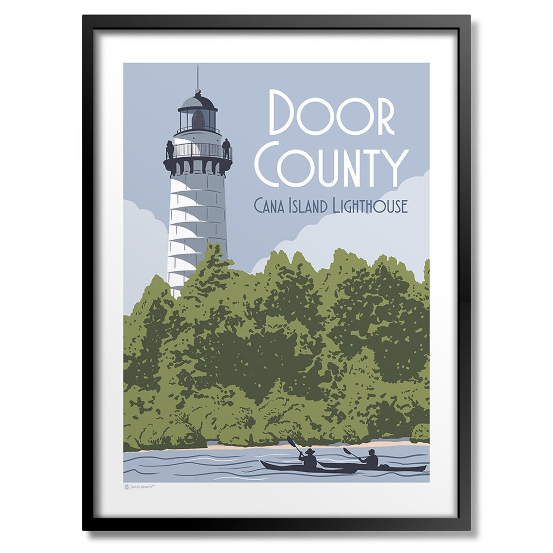 Door County Cana Island Lighthouse Art Print