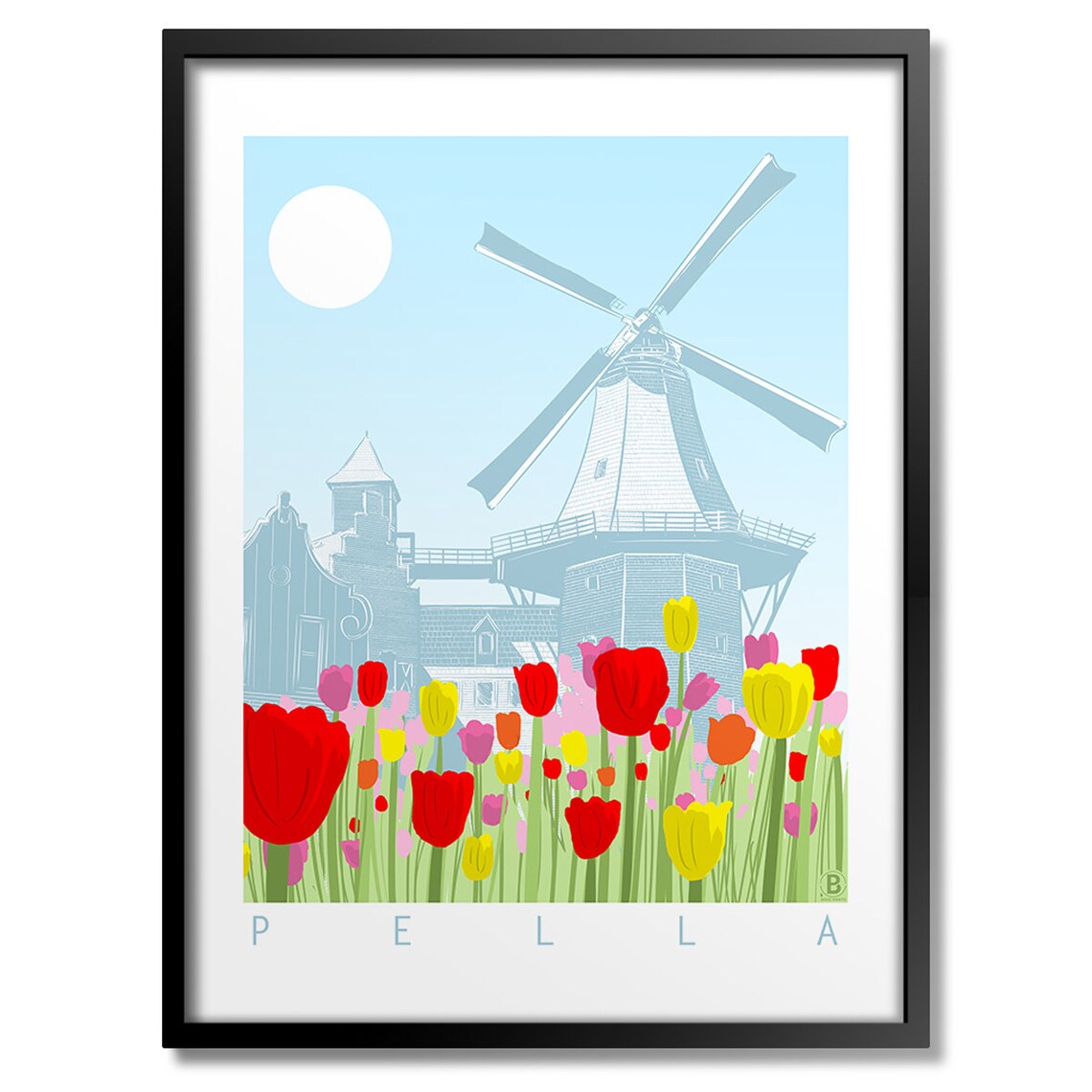 Pella Tulips Art Print