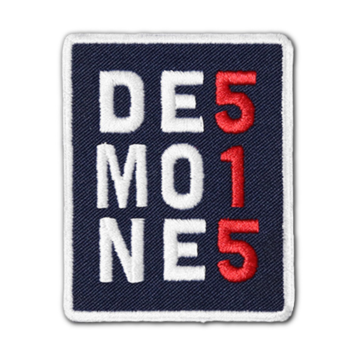 Des Moines 515 Patch Art Print