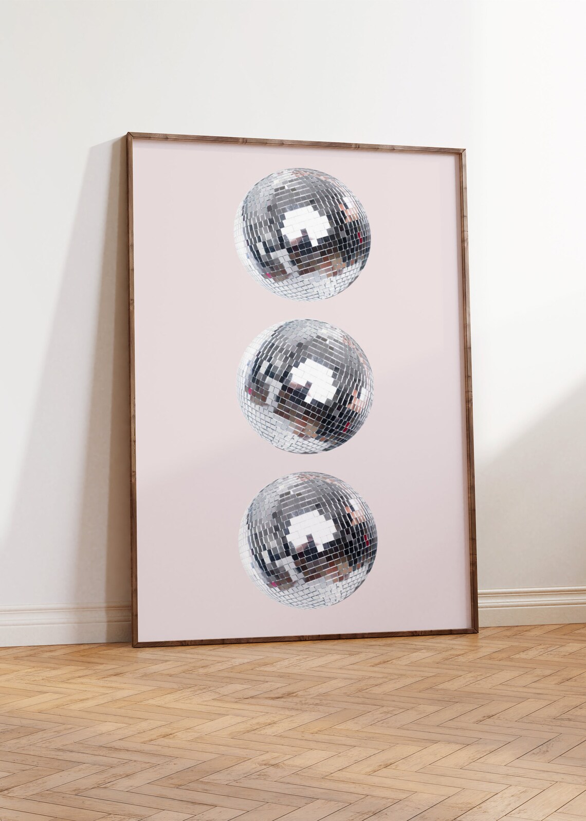 Disco Ball Art Print, Y2K Retro 90s Decor - Image 3