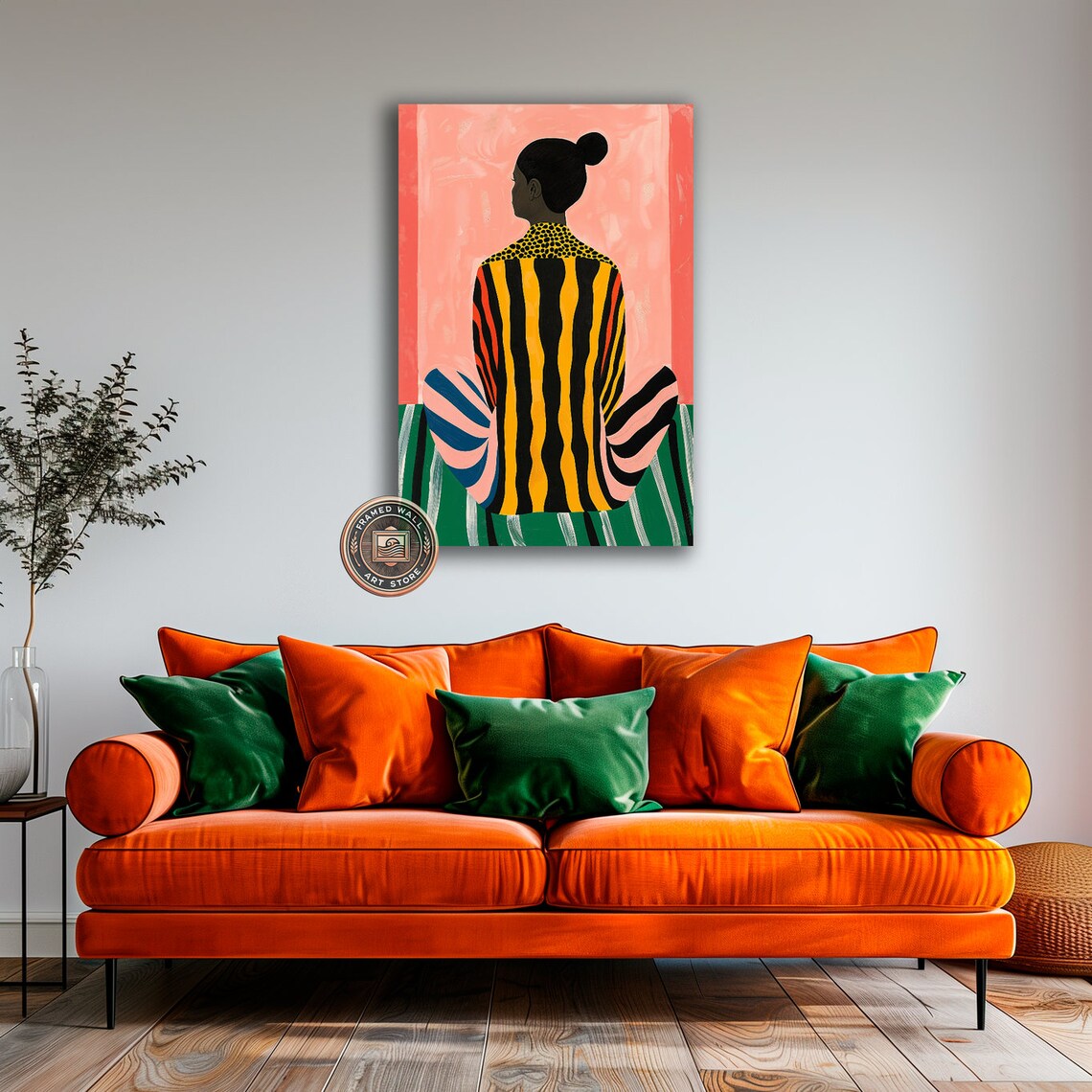 Modern Abstract Woman Minimalist Art Print, Boho - Image 2
