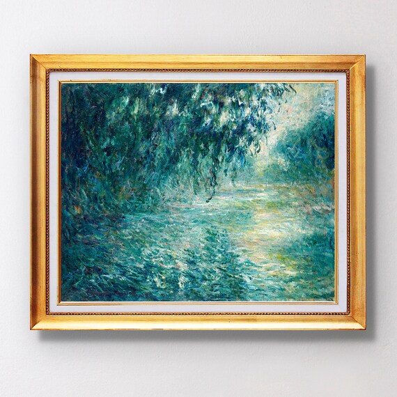 Claude Monet Morning On The Seine Fine Art Glice 1898 Sku 0137