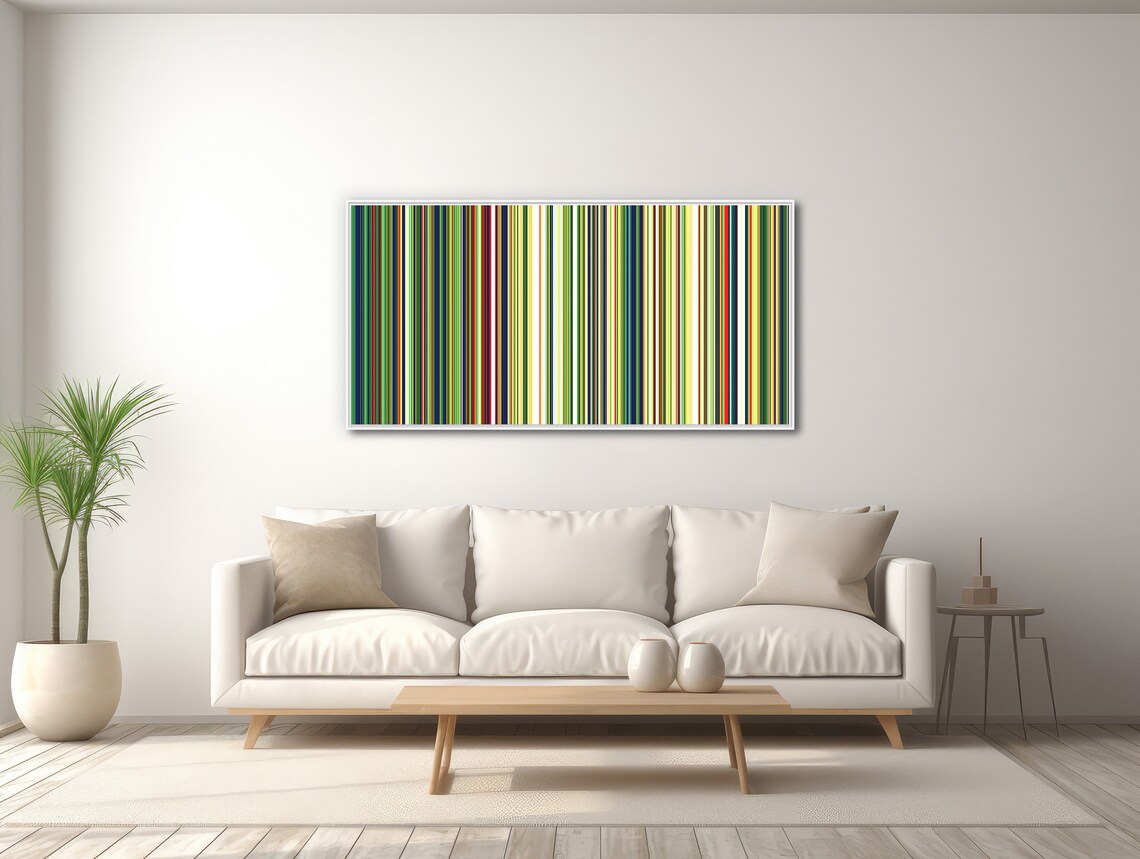 Mid-Century Modern Geometric Line Art Wall Art Print - Image 3
