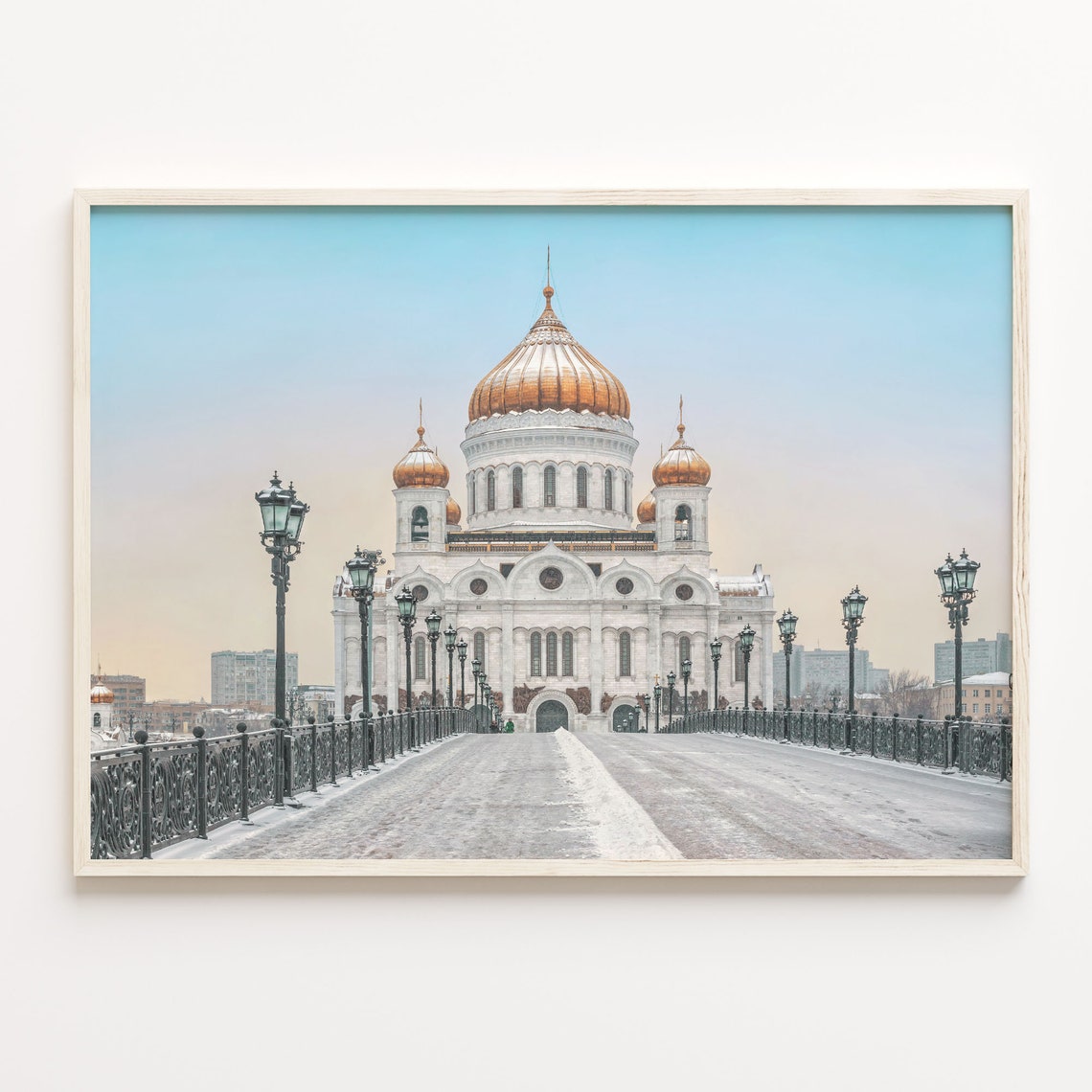 Moscow Colorful Poster Print Russia Moscow Photo Wall Art Moscow Wall Decor Moscow Travel Print City Map C18 354