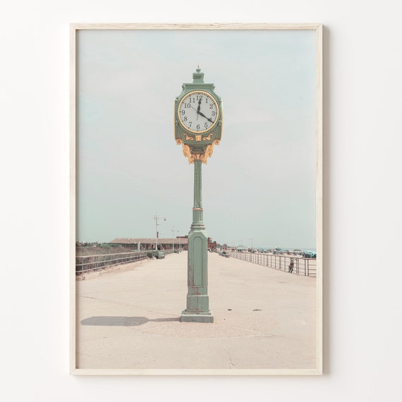 Clock Colorful Poster Print Clock Photo Wall Art Wall Art Boho Decor Colorful Wall Art Photography Poster Print C18 100