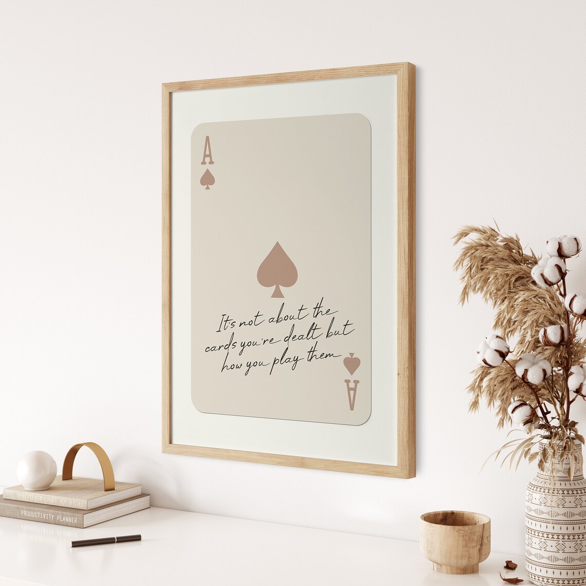 Ace Of Spades Retro Playing Card Art Print - Image 2