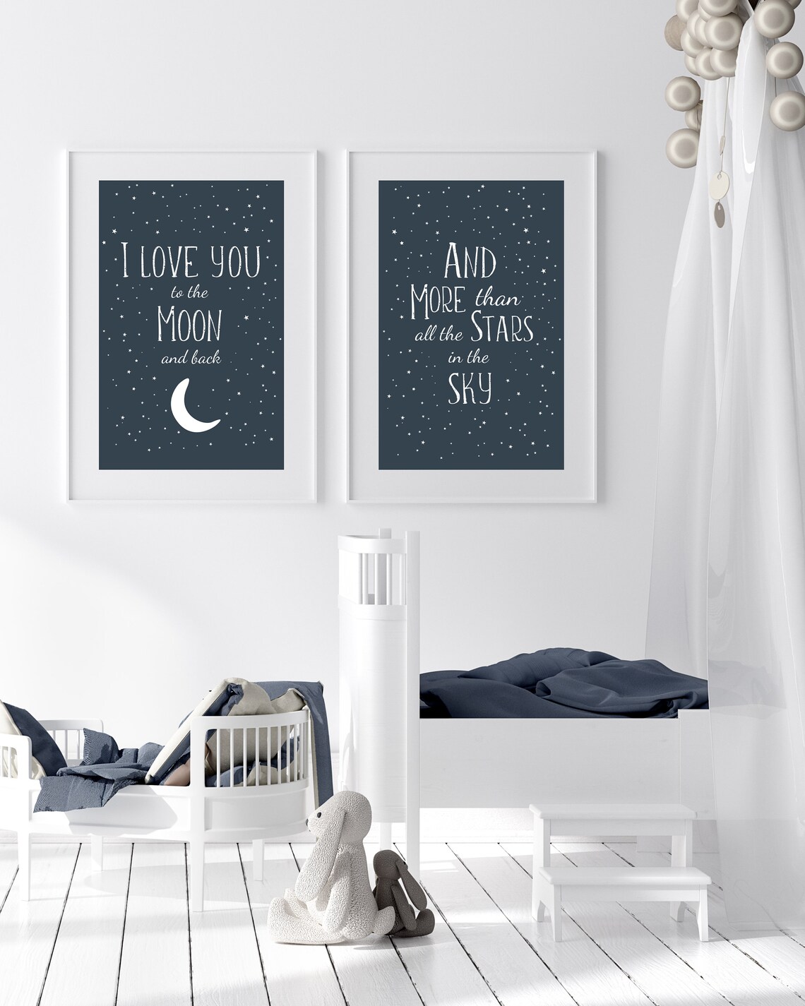 Space Nursery Print, Outer Space Kids Room Decor - Image 2