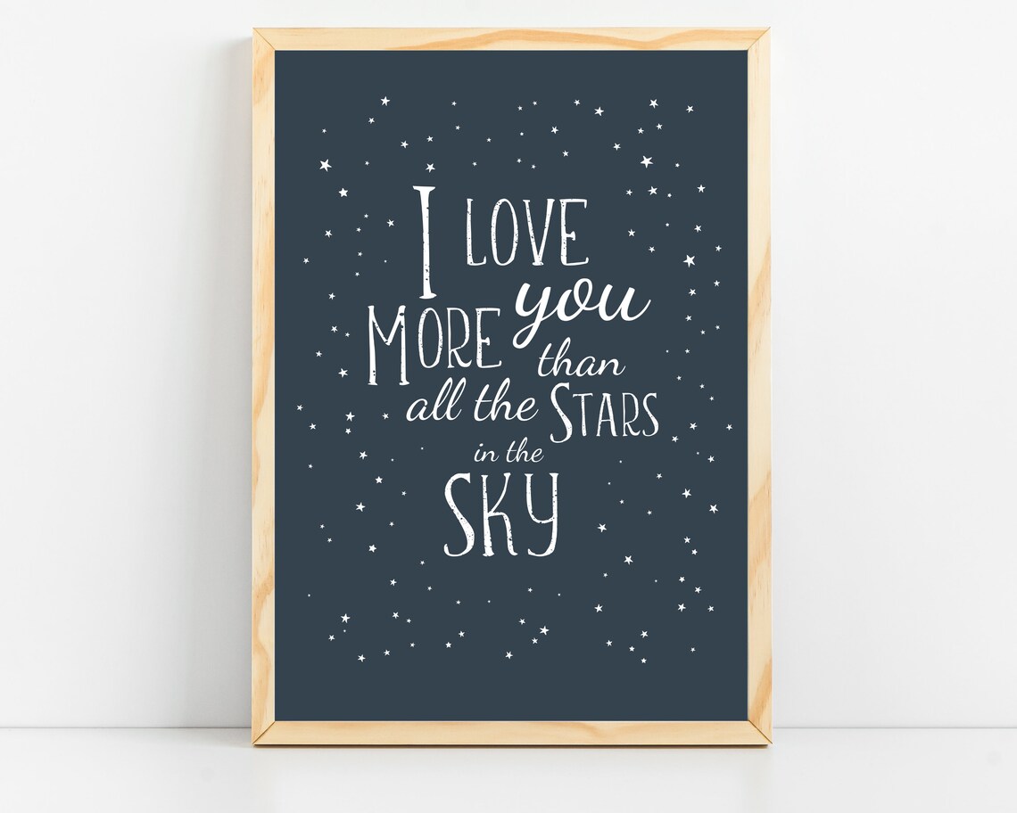 Space Nursery Art Print, Outer Space Nursery Decor