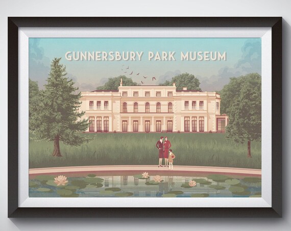 Gunnersbury Park Museum West London Georgian House Art Poster