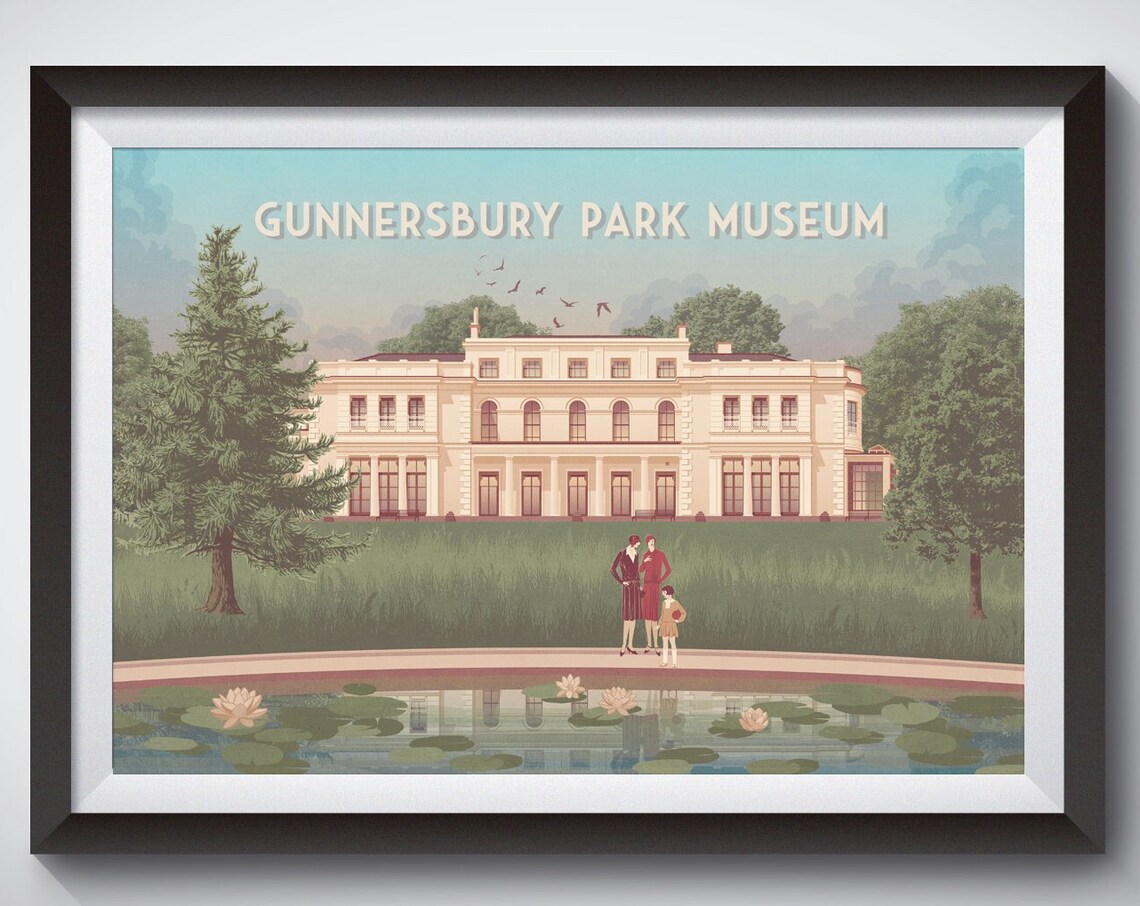 Gunnersbury Park Museum West London Georgian House Art Poster