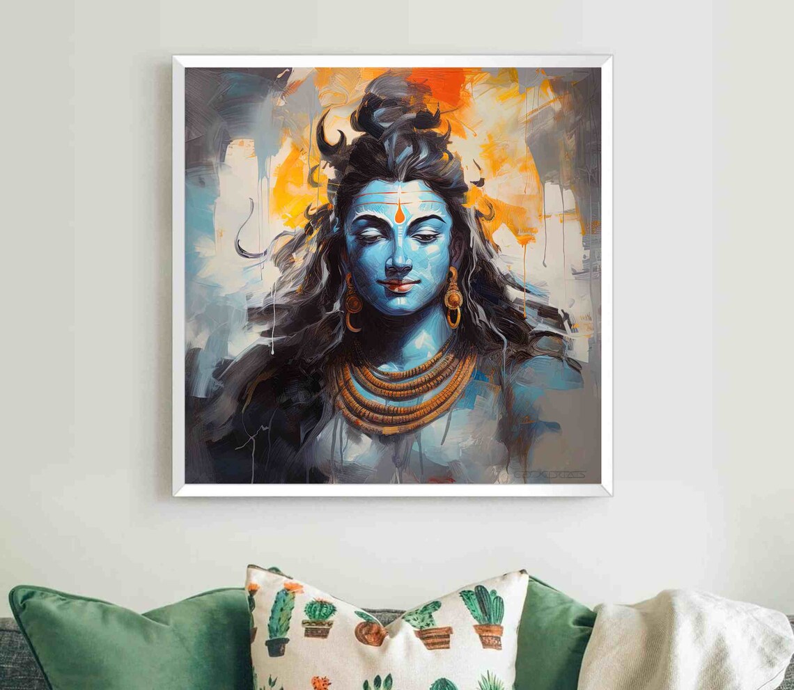 Shiva Art Print, Hindu God Wall Art for Home Decor - Image 5