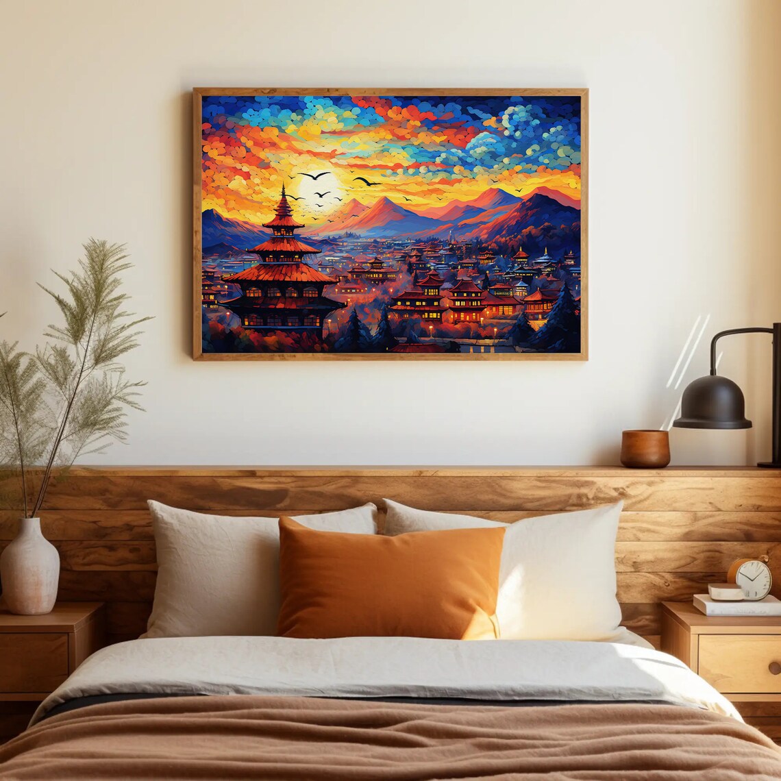 Kathmandu Nepal Travel Poster, Himalayan Decor - Image 5