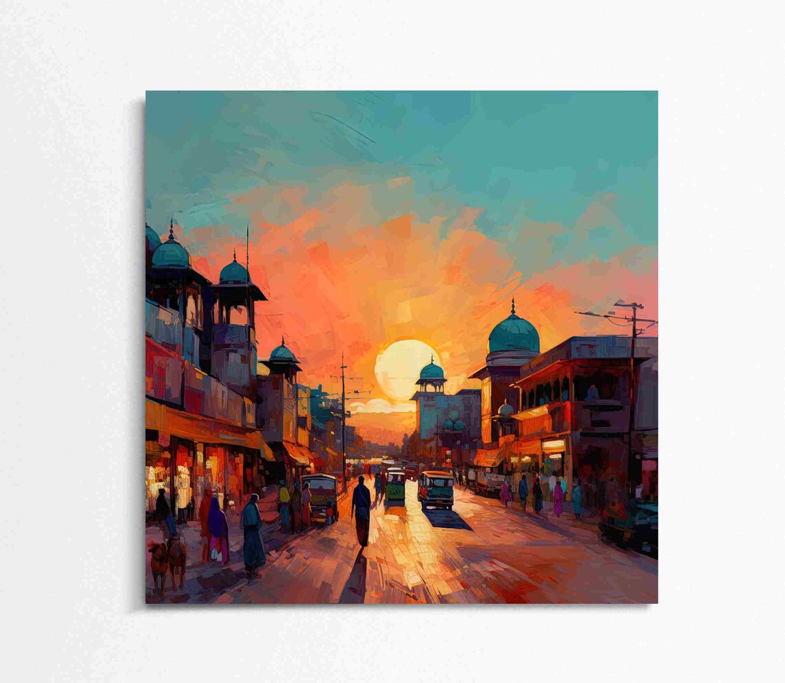 Delhi Travel Poster, India City Wall Art Print - Image 4