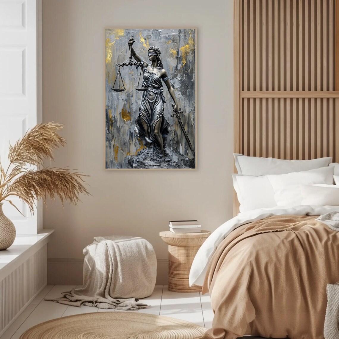 Lady Justice Painting Art Print, Legal Decor - Image 5