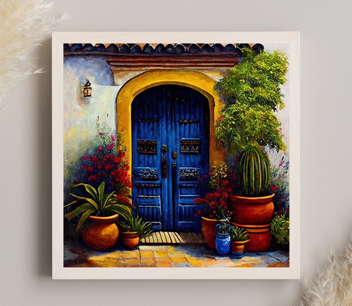Mexican Living Room Decor, Mexican Wall Art Print