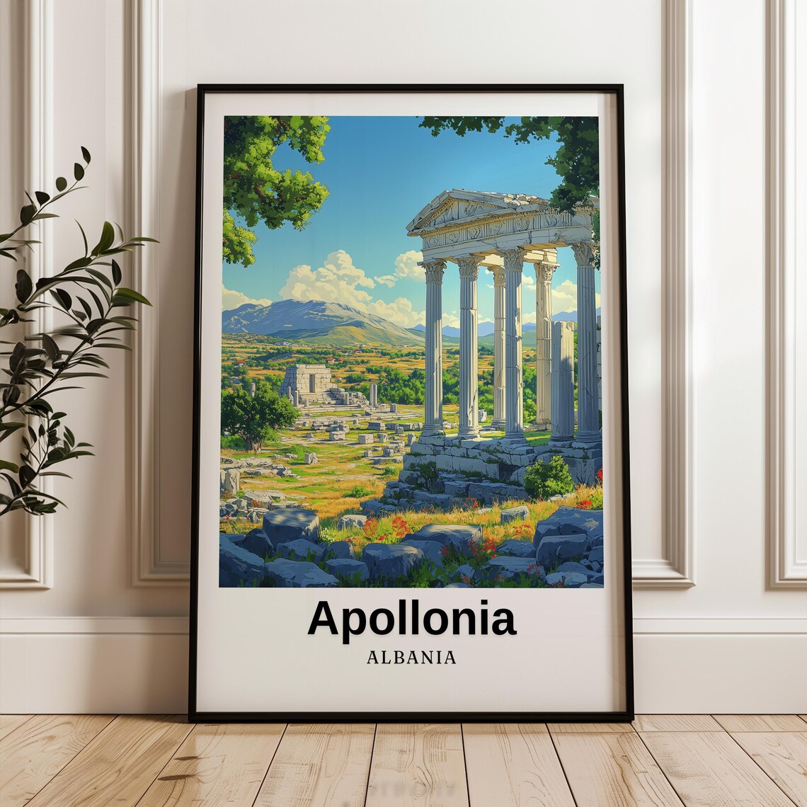 Apollonia Travel Print, Albania Wedding Gift
