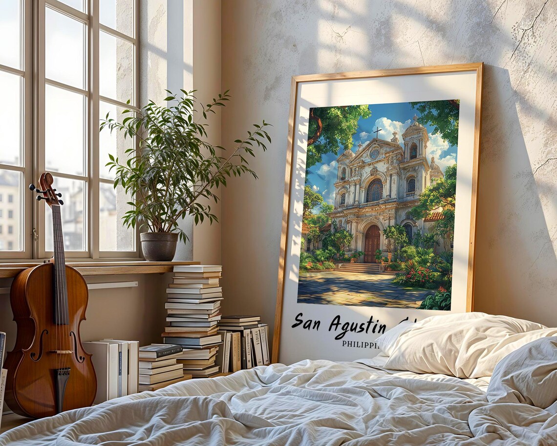 San Agustin Church Philippines, Travel Poster - Image 3