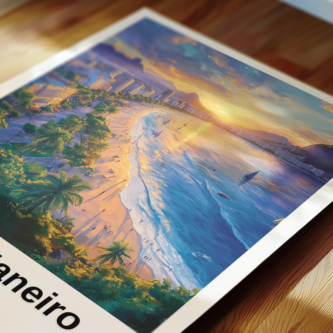 Rio De Janeiro Travel Poster, Brazil Illustration - Image 2