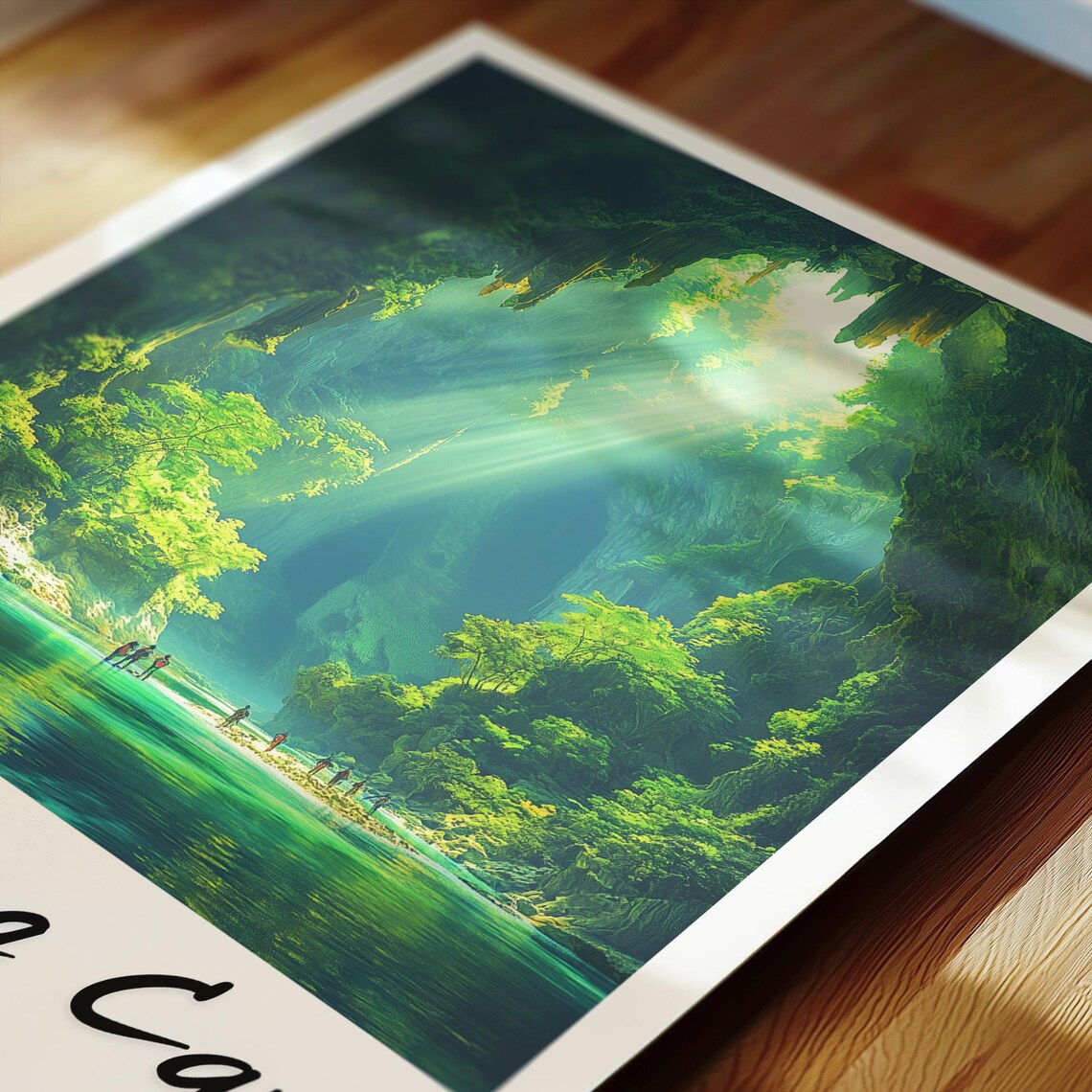 Son Doong Cave Vietnam Travel Poster, Minimalist - Image 2