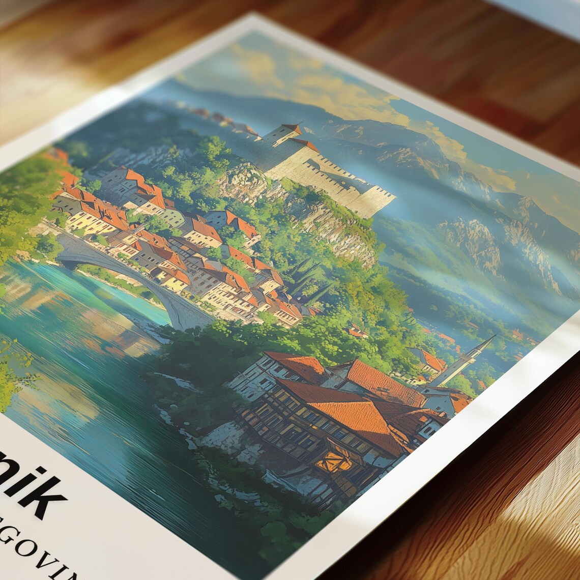 Travnik Travel Poster, Bosnia And Herzegovina - Image 2