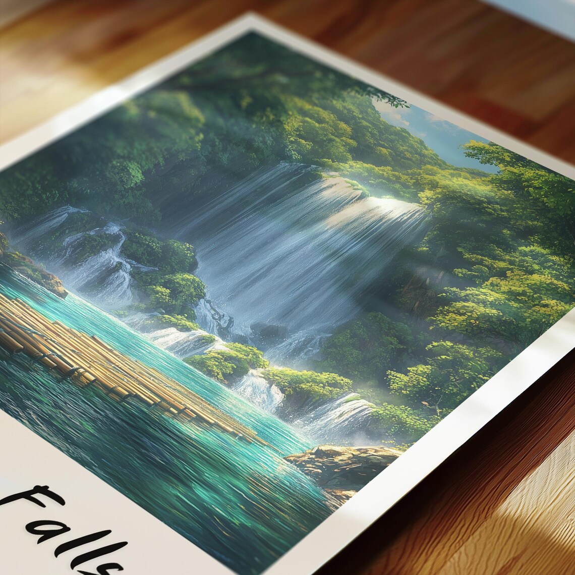 Kawasan Falls Philippines - Minimalist Poster - Image 2