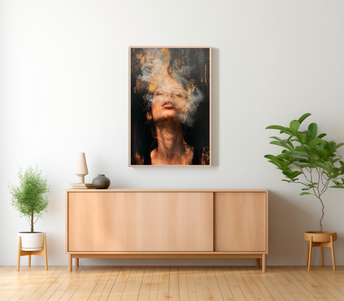 Moody Gothic Wall Art Perfect Dark Academia Gift Framed Surreal Dark Academia Decor Edgy Art Print - Image 2