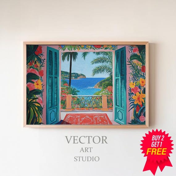 Henri Matisse Poster Farbfrohe Wandkunst Als Matisse Print Matisse Kunstdruck Moderner Horizontaler Kunstdruck Matisse Museum Print