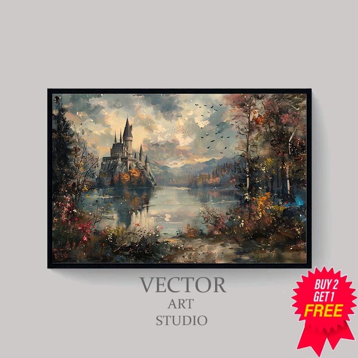 Dark Academia School Witches And Wizards Dark Academia Decor Dark Academia Wallpaper Wall Art - Image 4