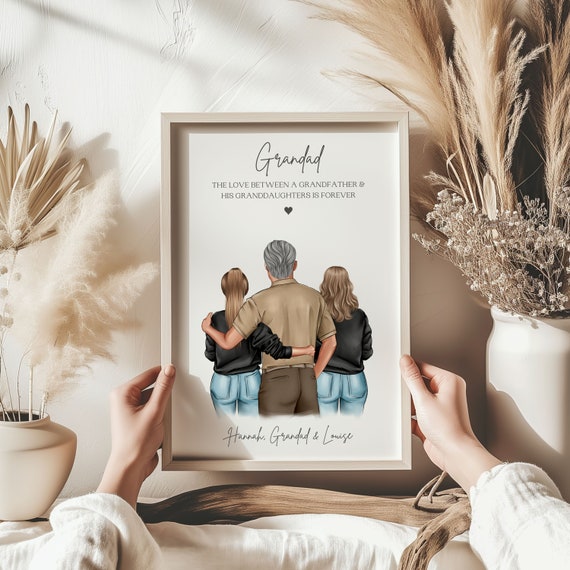 The Love Between A Grandfather And His Granddaughters Poster
