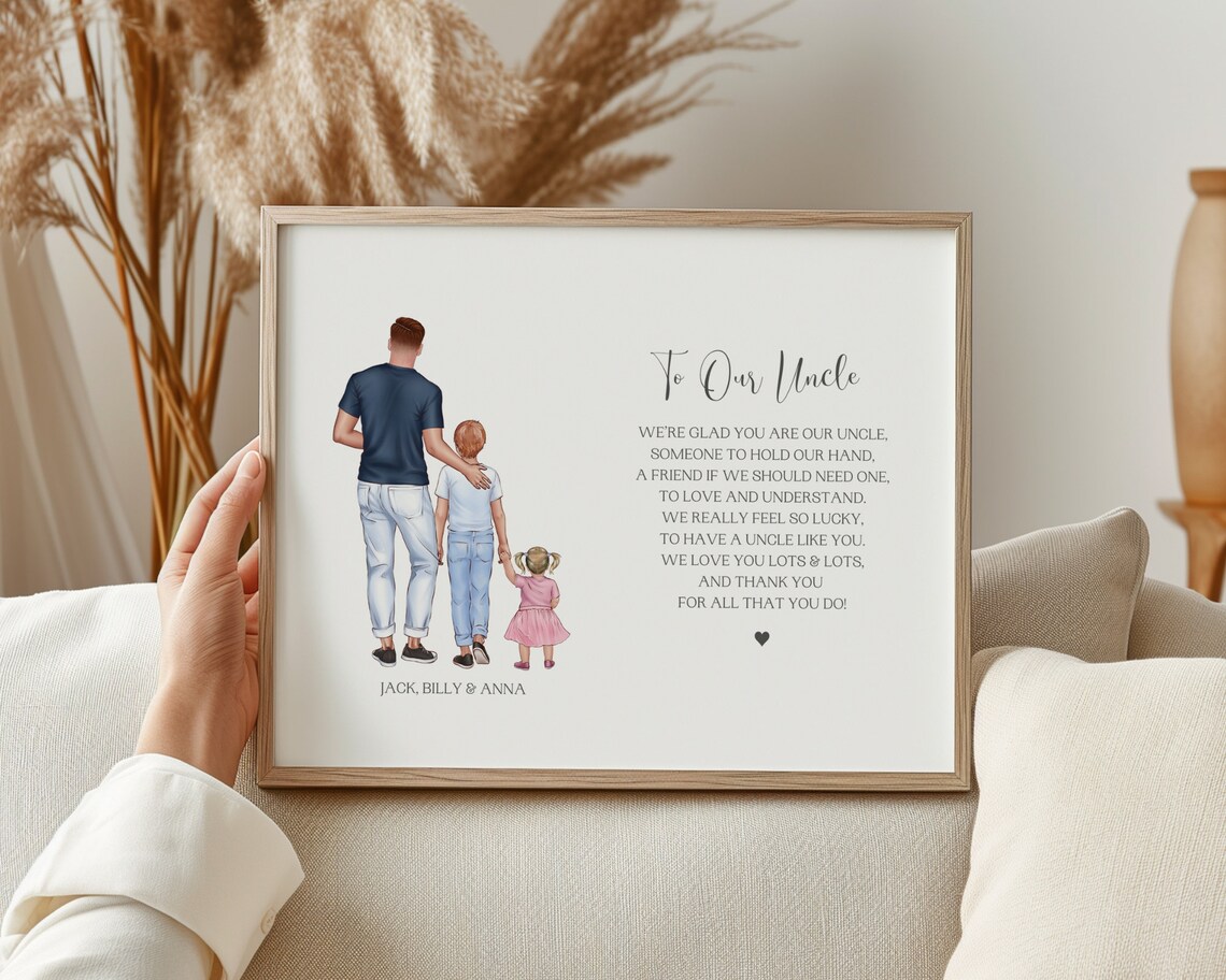 Personalised Uncle Gift, Birthday and Christmas