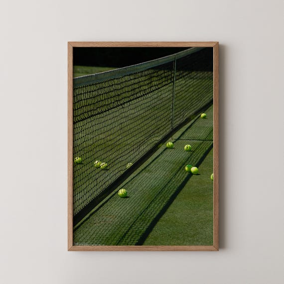 Tennis Court Poster Stockholm Style Room Decor Gift