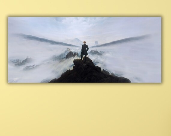 Caspar David Friedrich Wanderer Above the Sea of Fog Romantic Poster