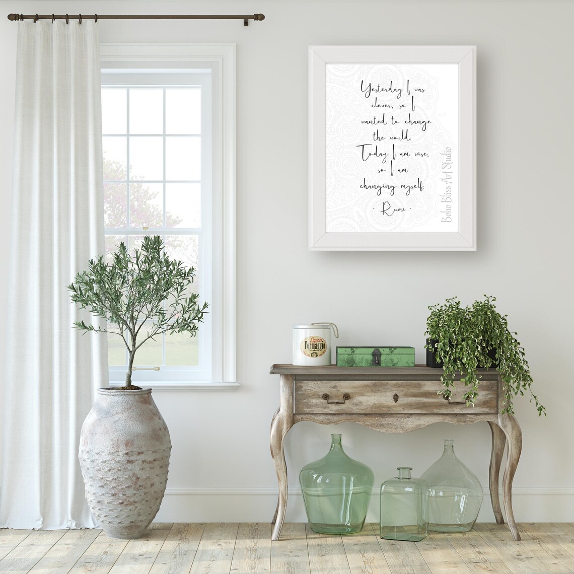 Rumi Inspirational Quote Art Print, Graduation Gift - Image 2