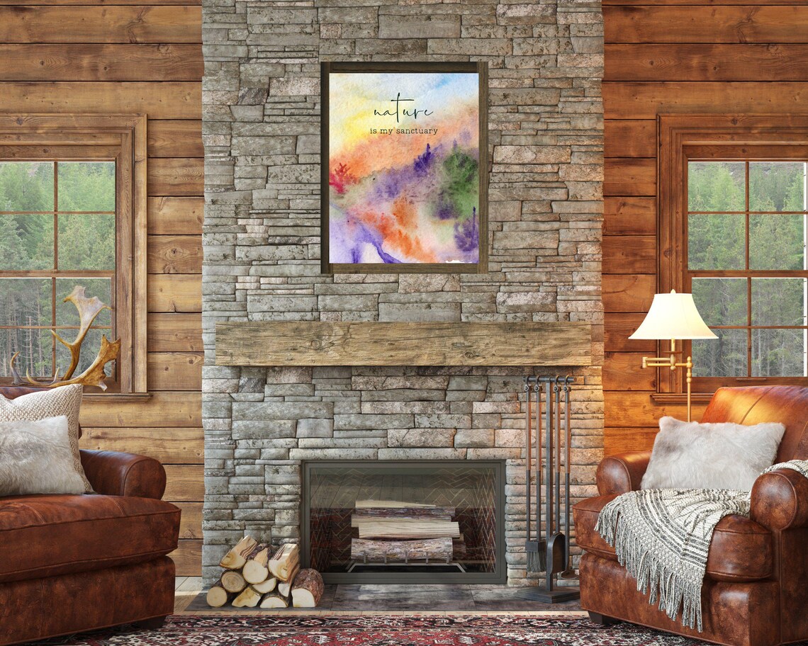 Nature Is My Sanctuary Art Print, Forest Bathing - Image 2
