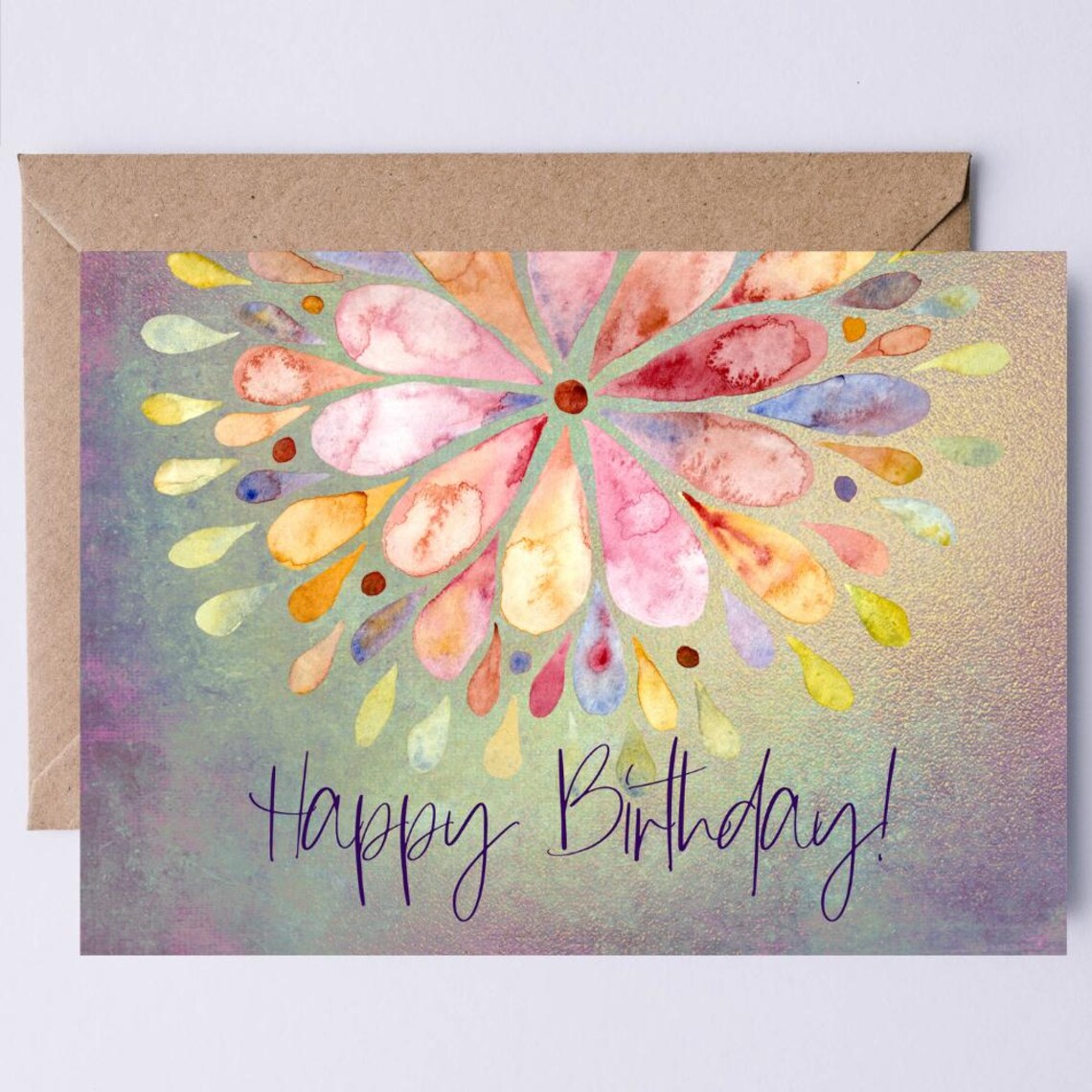 Mandala Birthday Art Print for Sister or Mother