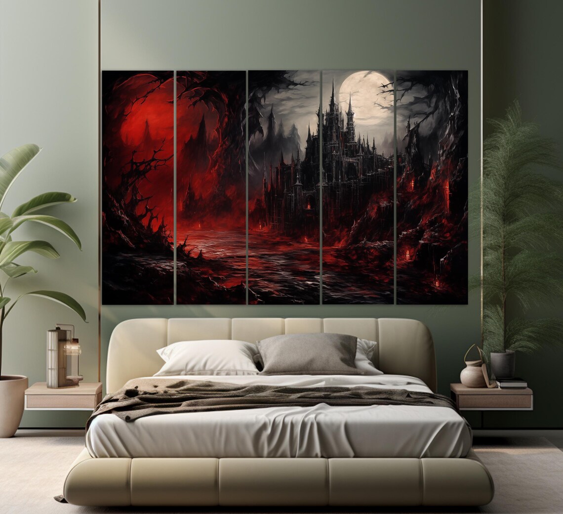 Dracula's Castle, Bran Castle Gothic Art Print - Image 2