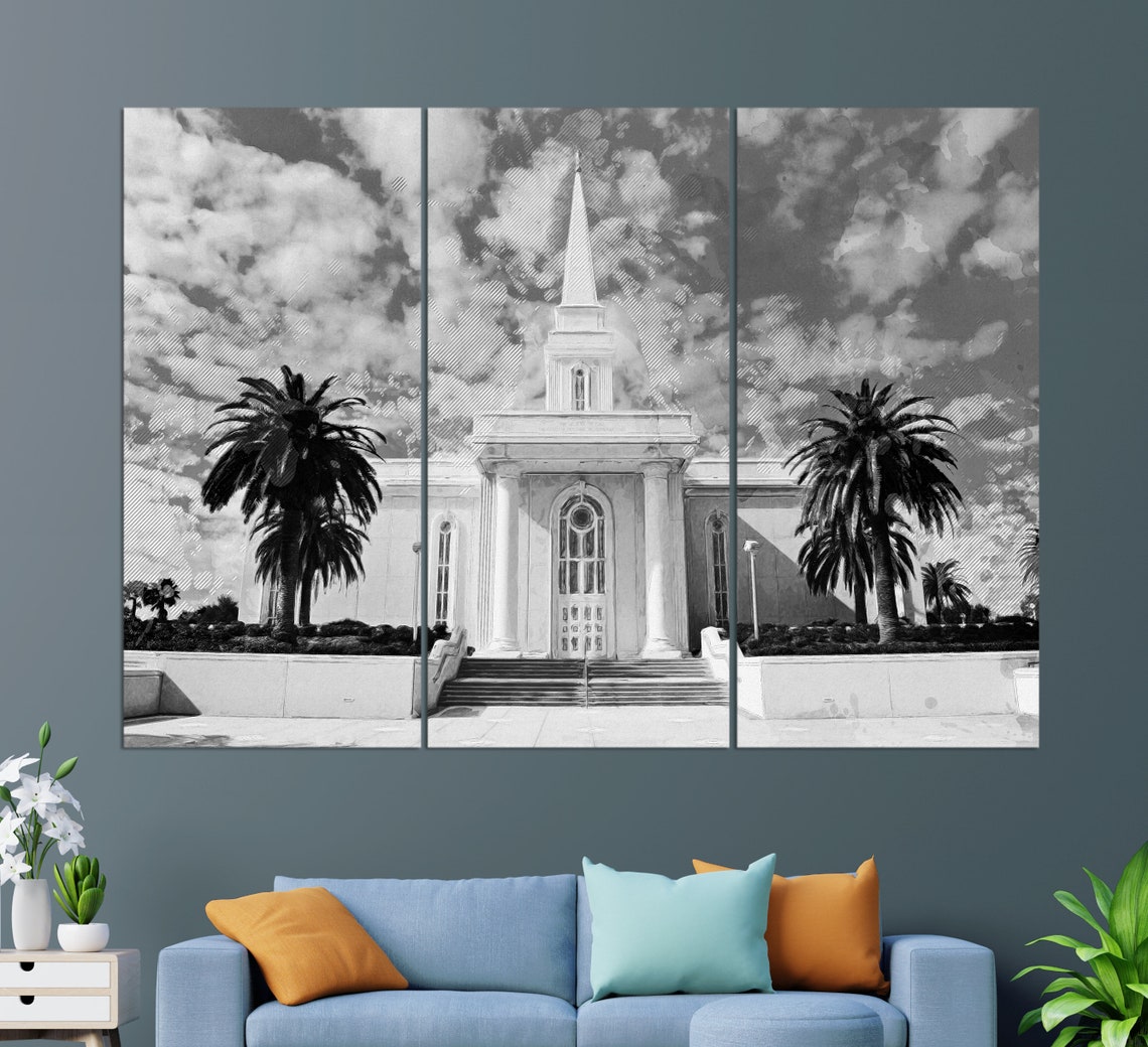 Orlando Florida Temple In Lake Butler Florida The Church Of Jesus Christ Of Latter Day Saints In Lake Butler Print - Image 2