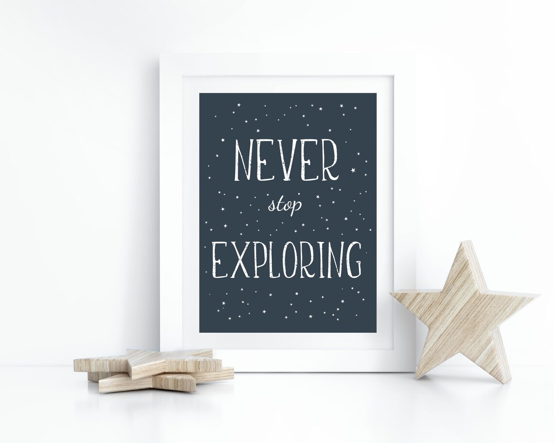 Space Themed Nursery Print, Outer Space Art Print - Image 2