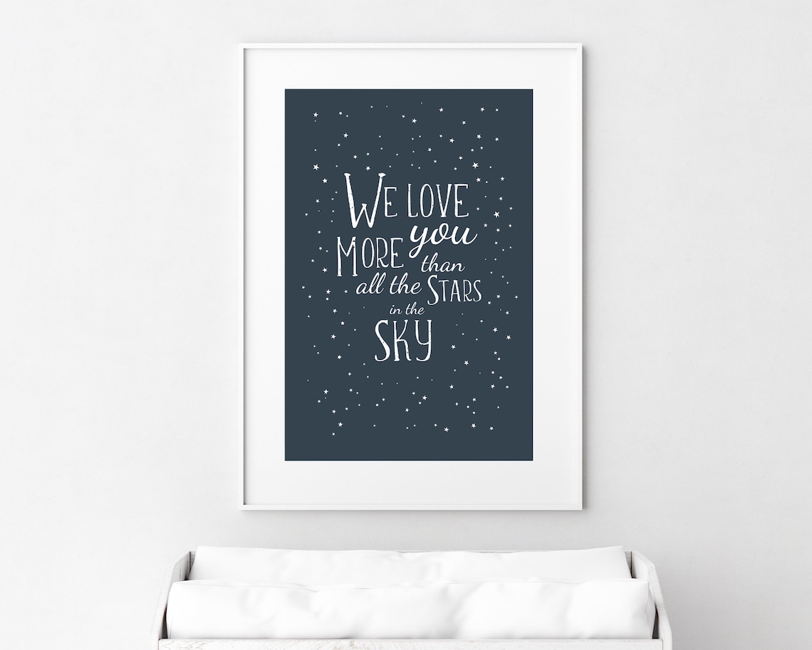 Space Nursery Print, Outer Space Kids Room Art Print - Image 2