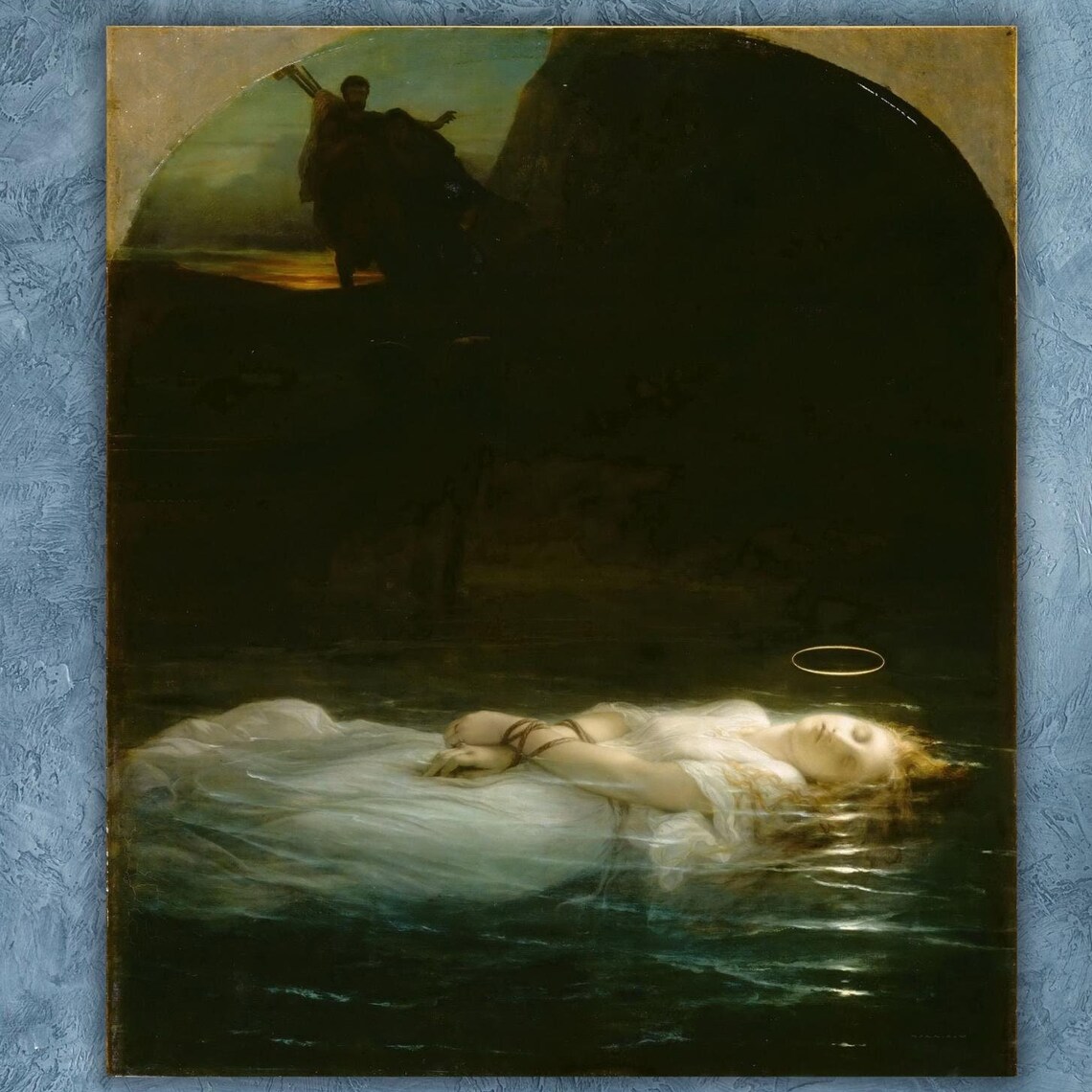 Millais Ophelia Pre-Raphaelite River Floating Woman Art Poster